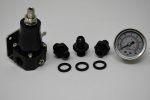 Aero 13130 30-70Psi Fuel Pressure Regulator Motive Gauge EFI Bypass An6 Fpr Sale