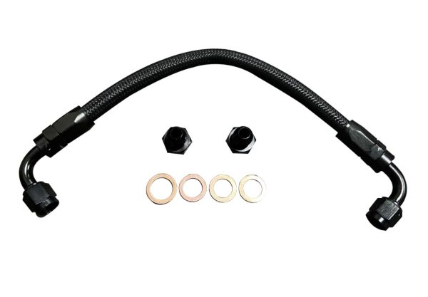 Power Steering Block De Lete Line Braided Loop Hose 92-00 Honda Integra AN6 EK Cheap