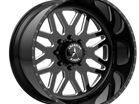 American Force AWB02 20X12 6X5.5 G-BLK MACH -40MM Hot on Sale