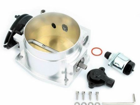 102mm Aluminum Intake Manifold Throttle Body + TPS + IAC For LS1 LS2 LS3 LS6 LSX on Sale