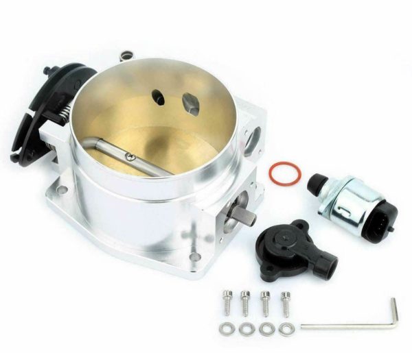 102mm Aluminum Intake Manifold Throttle Body + TPS + IAC For LS1 LS2 LS3 LS6 LSX on Sale