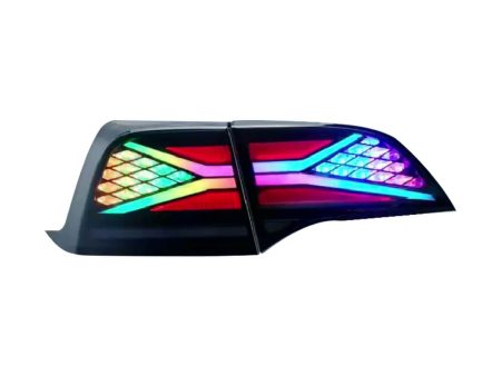 Tesla model 3 Y 18-23 RGB Tail lights (RGB) Online Hot Sale