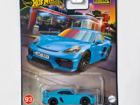 Hot Wheels Premium Boulevard PORSCHE 718 CAYMAN GT4 2024 For Sale