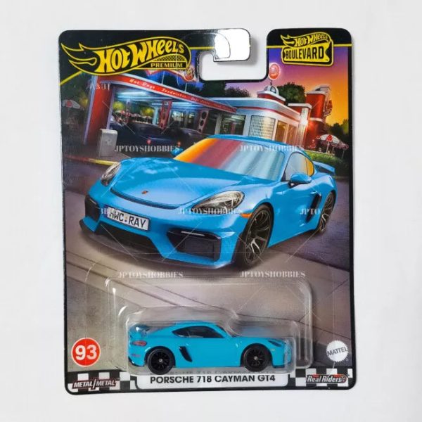 Hot Wheels Premium Boulevard PORSCHE 718 CAYMAN GT4 2024 For Sale