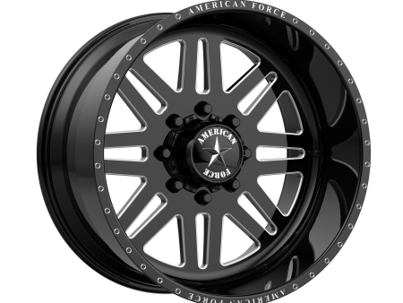 American Force AW09 20X10 6X5.5 G-BLK MACH -25MM For Sale