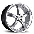 TSW Wheels Jarama Hyper Silver Mirror Lip 18x9.5 ET.20 5x120 (Set of 4 wheels) ORL Hot on Sale