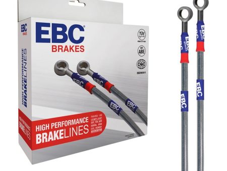 EBC 97-04 Chevrolet Corvette (C5) 5.7L Front & Rear Stainless Steel Brake Line Kit Online now