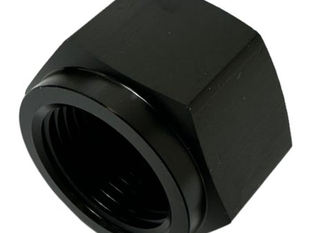 10AN Black Aluminum O-Ring Flare Cap Block for Coolant, Air, Fuel & Oil Online now