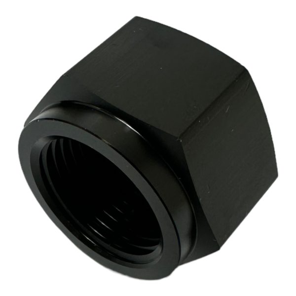 10AN Black Aluminum O-Ring Flare Cap Block for Coolant, Air, Fuel & Oil Online now