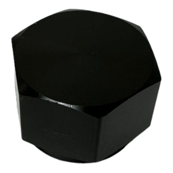 10AN Black Aluminum O-Ring Flare Cap Block for Coolant, Air, Fuel & Oil Online now