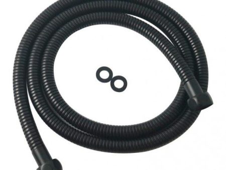 1500mm Black Stainless Steel Water Inlet Outlet Shower Hose Cheap