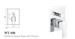 BIANCO SHOWER MIXER WITH DIVERTOR Fashion