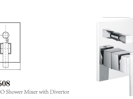 BIANCO SHOWER MIXER WITH DIVERTOR Fashion