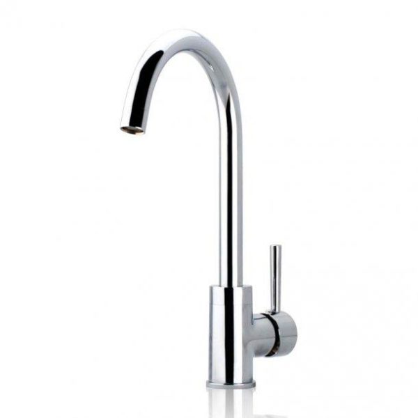 Round Chrome Standard Kitchen Mixer Tap Online